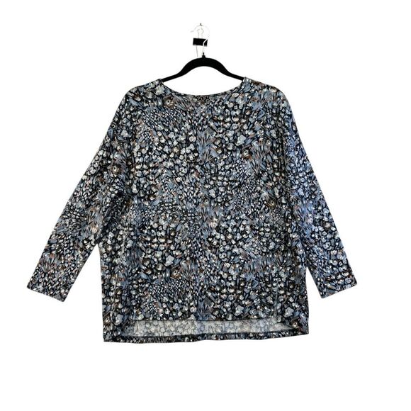 CLARA SUNWOO small Cozy Texture - Textured Vented Sweater Tunic - Floral Puff - Picture 3 of 15